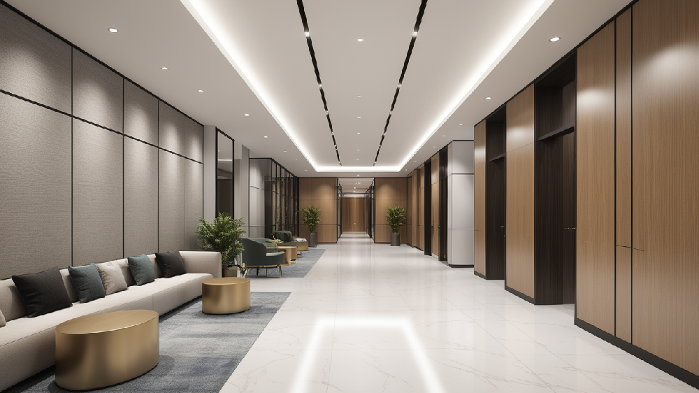貿易公司上海奉賢區辦公室裝修工程